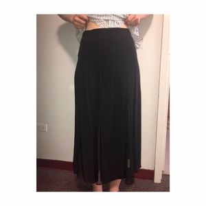 &Other Stories mid-length black skirt